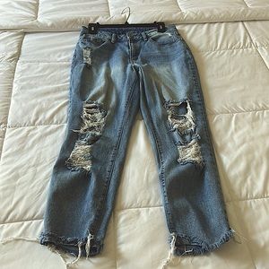 Cute ripped jeans! Cute for any occasion!
